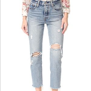 LEVIS WEDGIE SELVEDGE STRAIGHT JEANS